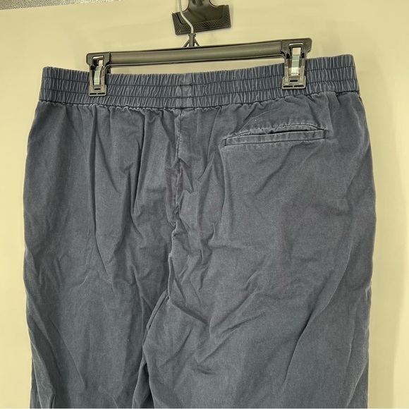Everlane Elastic Waist Cotton Navy Pants - Picture 7 of 12